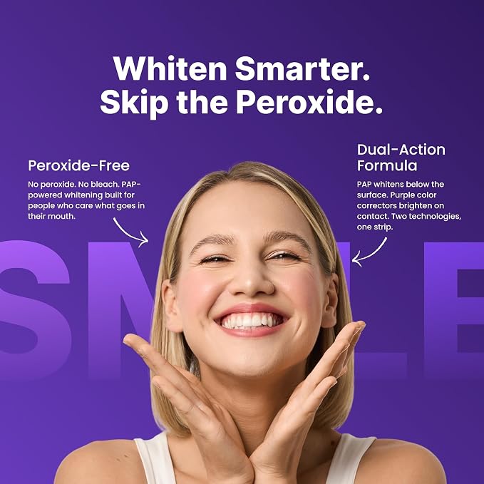 DR DENT Purple Teeth Whitening Strips